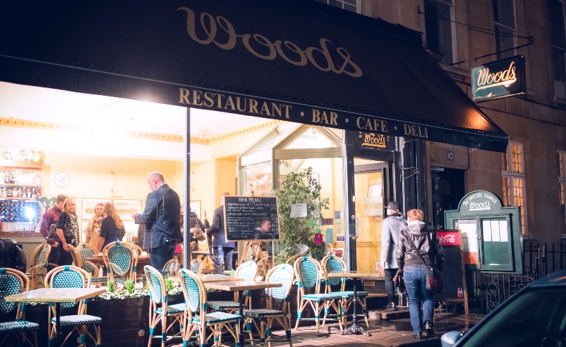 Woods Restaurant in Bath